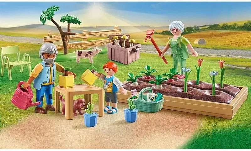 גינת ירק עם סבים וסבתות Playmobil 71443