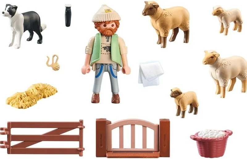 רועה צעיר עם עדר כבשים Playmobil 71444