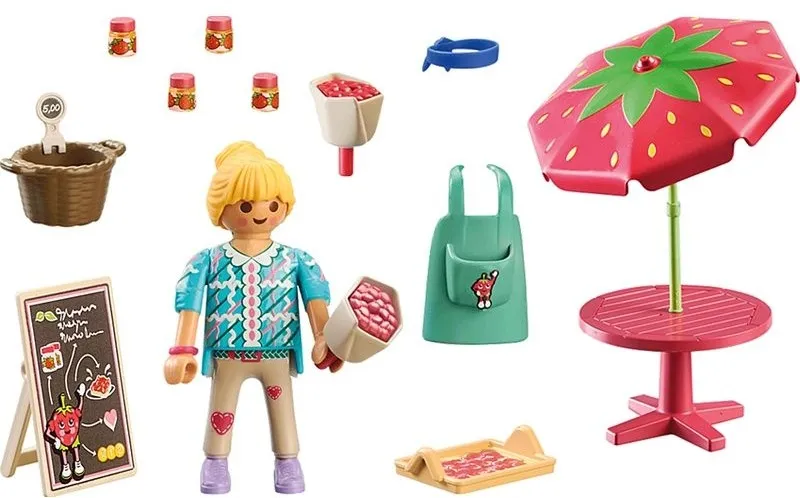דוכן ריבת תותים ביתי Playmobil 71445