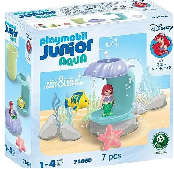 ג'וניור ודיסני: מקלחת הצדפים של אריאל Playmobil 71460