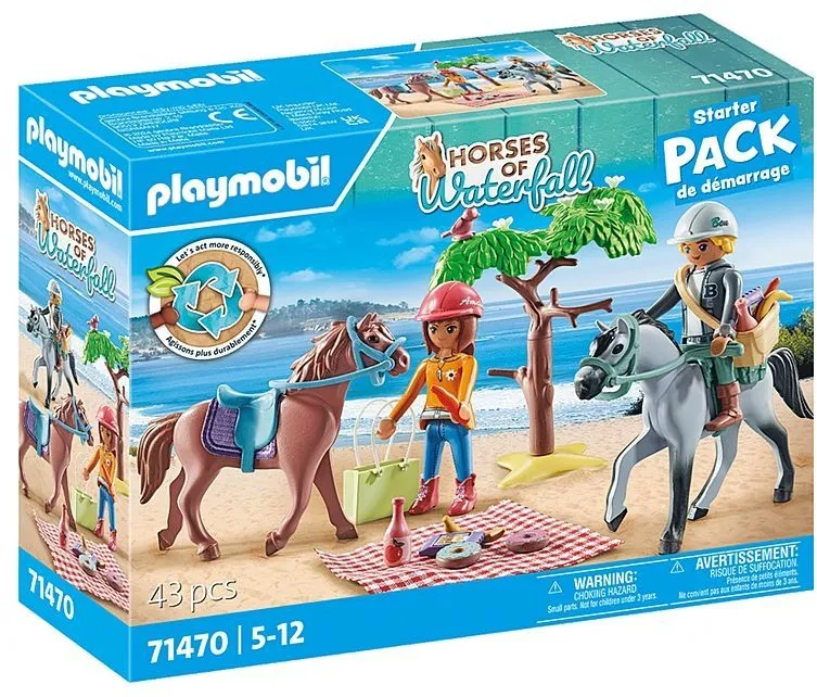 רכיבה על סוסים לחוף הים Playmobil 71470