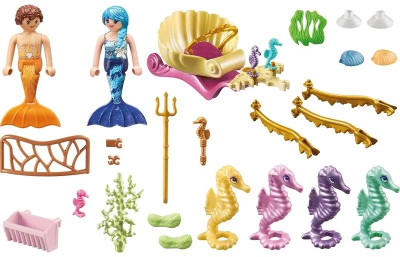 כרכרת סוסון ים בת ים Playmobil 71500
