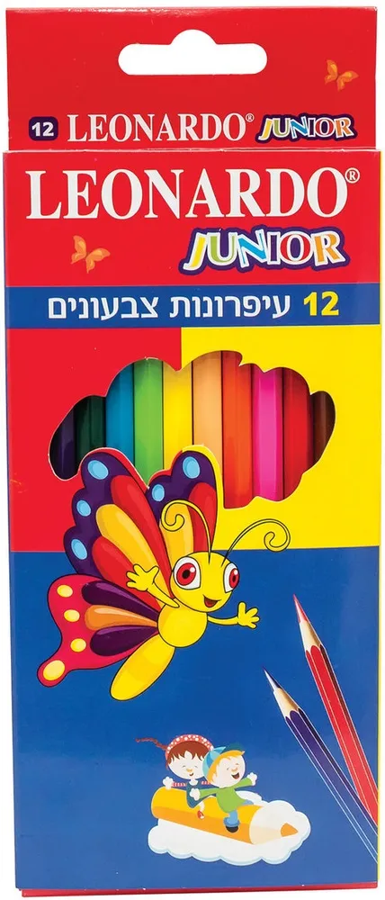סט 12 עפרונות צבעוניים – מבית Leonardo