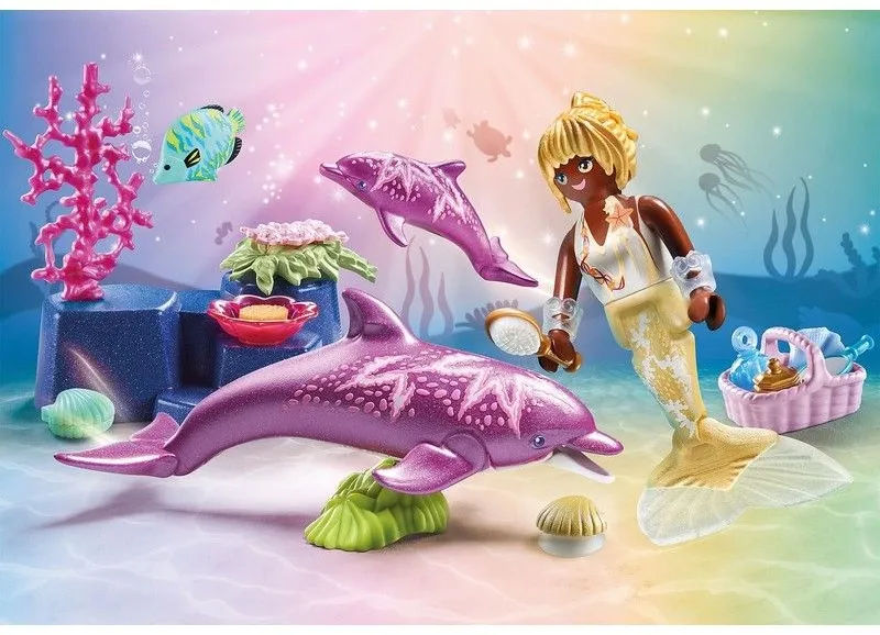 בת ים עם דולפינים Playmobil 71501