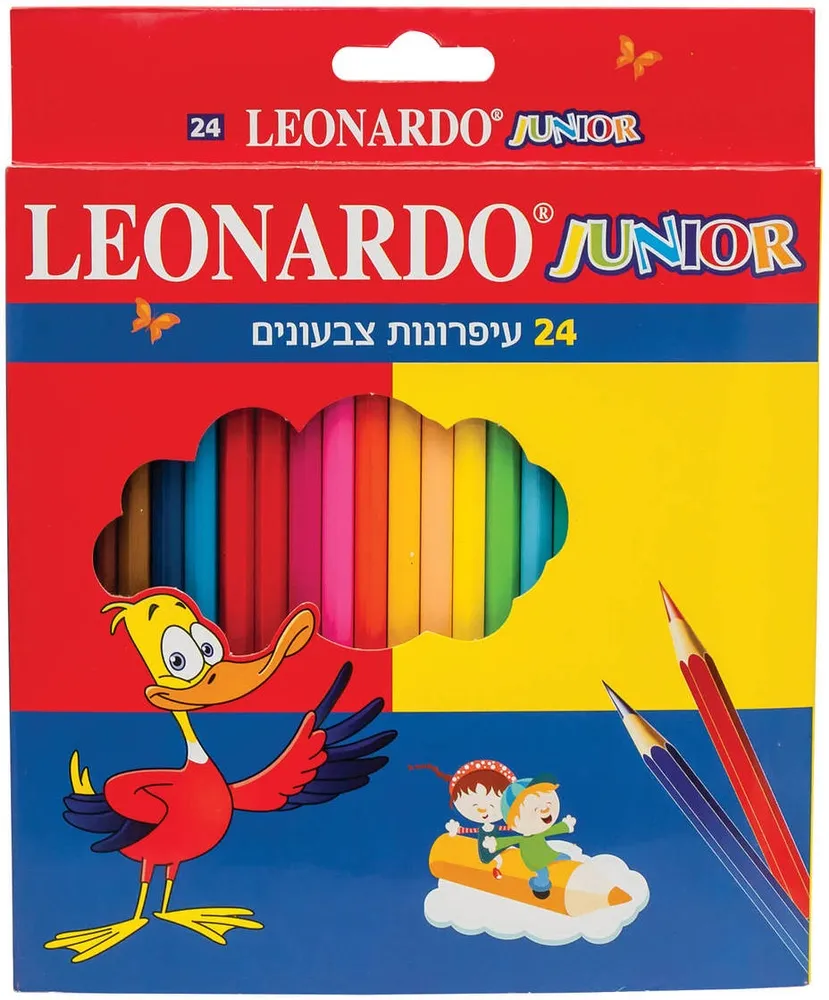 סט 24 עפרונות צבעוניים – מבית Leonardo