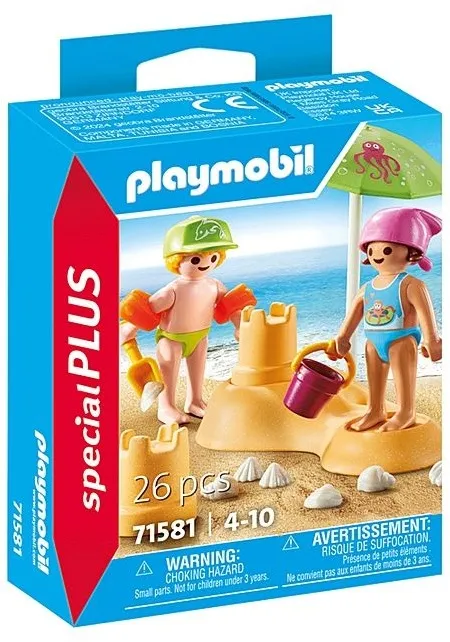 ילדים עם ארמון חול Playmobil 71581