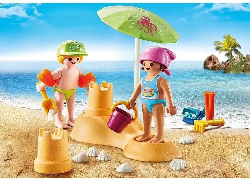 ילדים עם ארמון חול Playmobil 71581