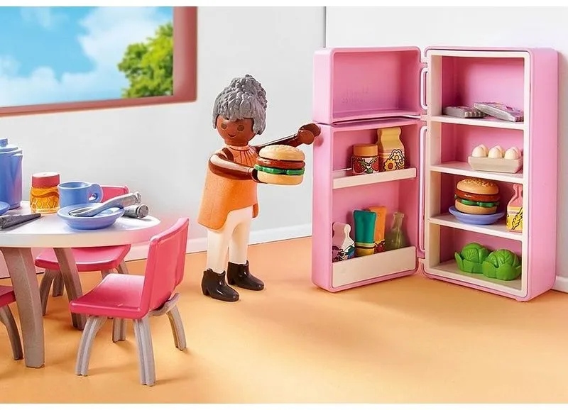 מטבח עם שולחן אוכל Playmobil 71608