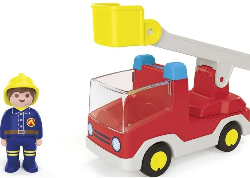 ג'וניור: משאית כיבוי אש עם יחידת סולם Playmobil 71683