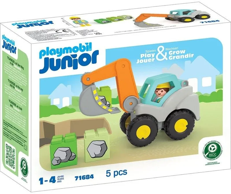 ג'וניור: מחפר חפירה Playmobil 71684