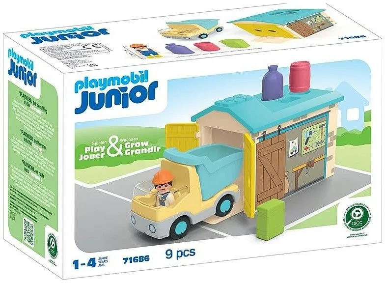 ג'וניור: משאית אשפה Playmobil 71686
