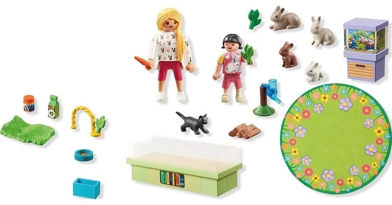חבילת התחלה משפחת ארנבים Playmobil 71753