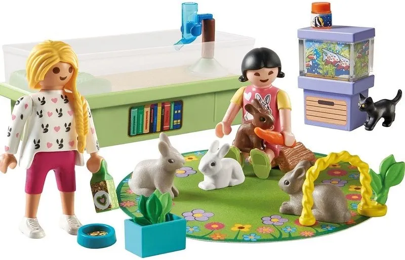 חבילת התחלה משפחת ארנבים Playmobil 71753