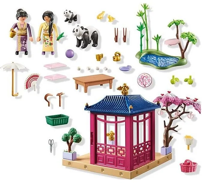 גן אסייתי עם פנדה Playmobil 71762