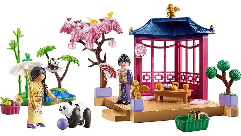 גן אסייתי עם פנדה Playmobil 71762