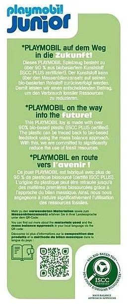 ג'וניור: טרקטור עם טעינה והורדה Playmobil 71773