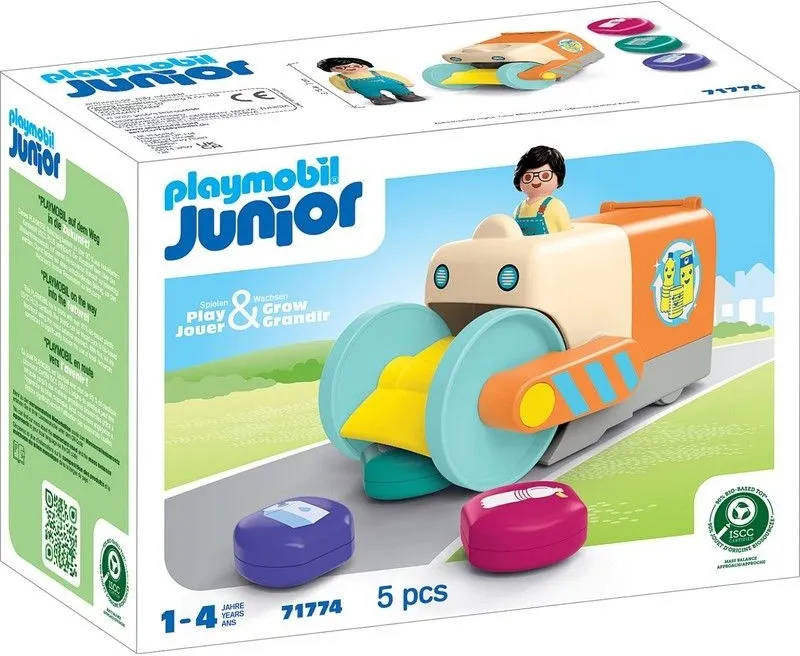 ג'וניור: רכב איסוף אשפה Playmobil 71774