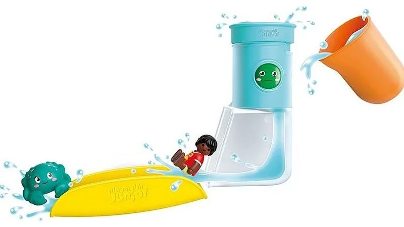 ג'וניור אקווה: מיכל מים עם מגלשה Playmobil 71775