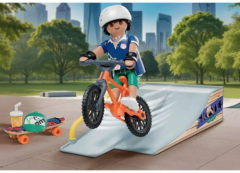 סקייטבורד עם רמפה Playmobil 71798