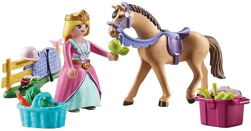 חבילת נסיכה עם סוס Playmobil 71801