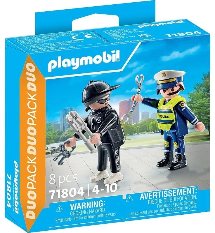 שוטר ופורץ Playmobil 71804