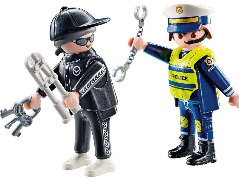 שוטר ופורץ Playmobil 71804