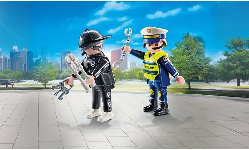 שוטר ופורץ Playmobil 71804