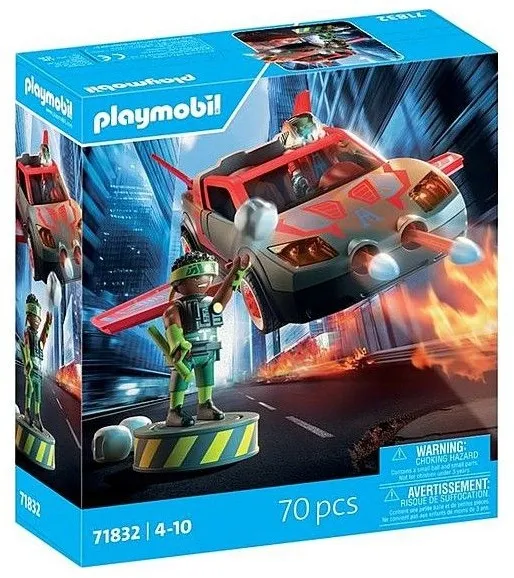 גיבור עם רכב Playmobil 71832