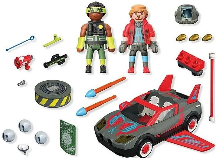 גיבור עם רכב Playmobil 71832