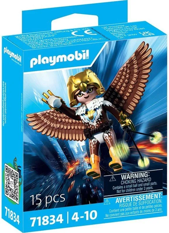 קרב רחפן גיבור עם נינג'ה מרושעת Playmobil 71834