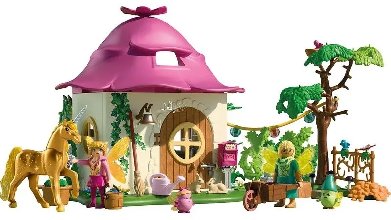 בית פיות נעים עם חד-קרן זהוב Playmobil 71838