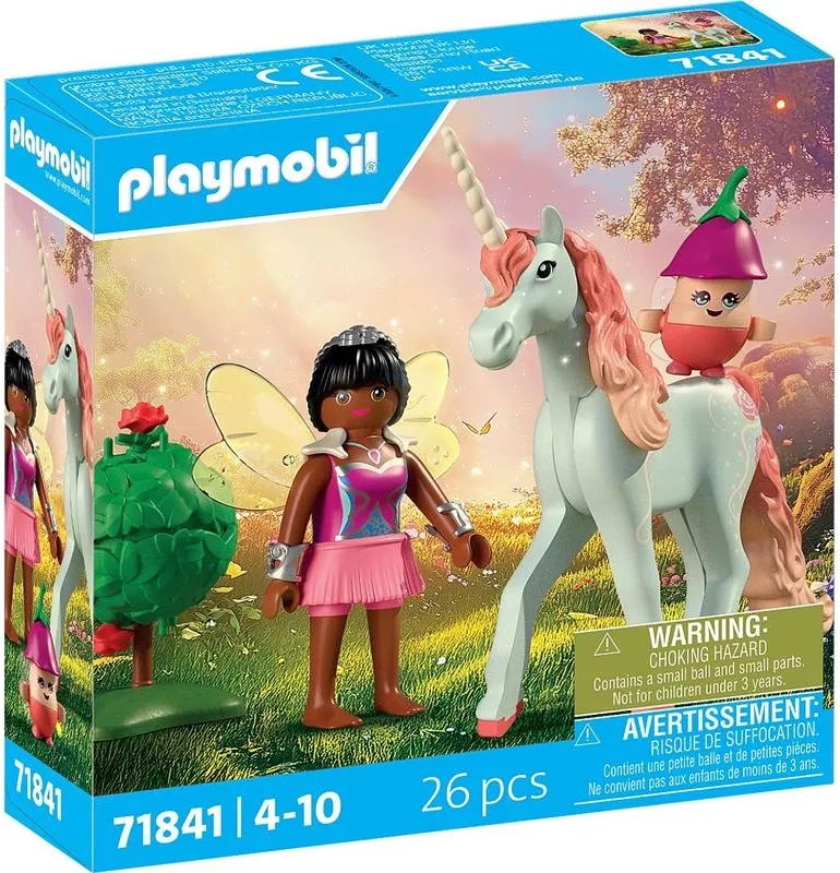 שושנת שמיים חד קרן אספנות עם פיה Playmobil 71841