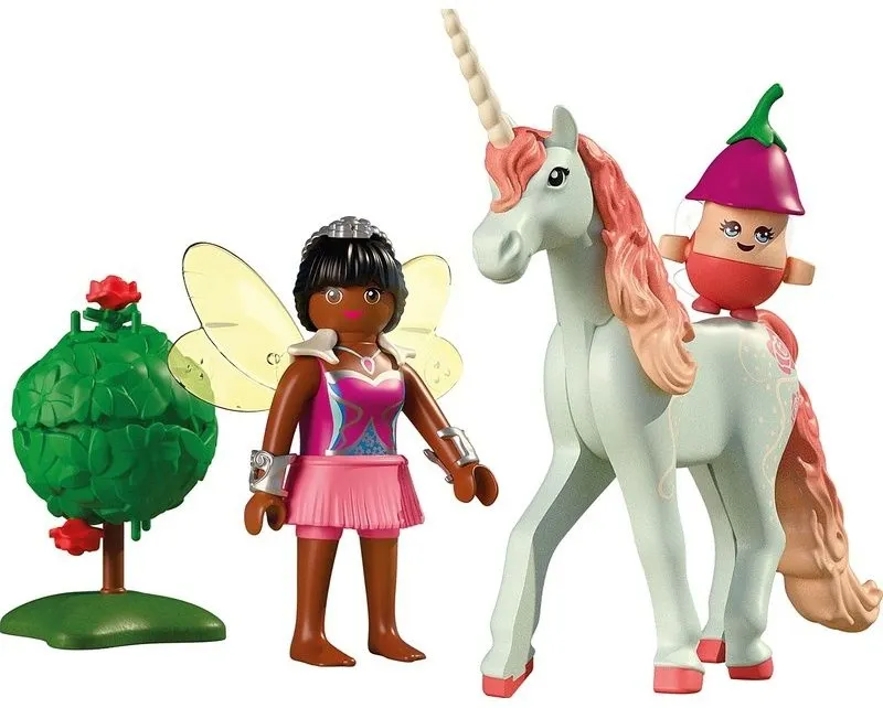 שושנת שמיים חד קרן אספנות עם פיה Playmobil 71841