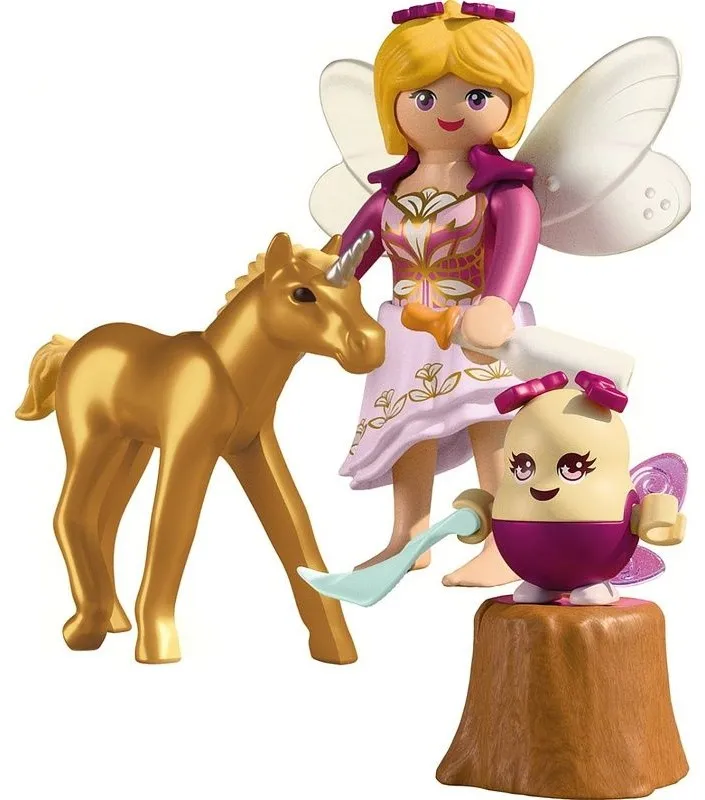 סייח חד קרן זהוב עם פיה Playmobil 71844