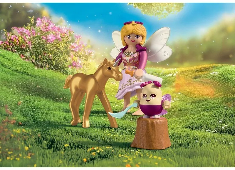 סייח חד קרן זהוב עם פיה Playmobil 71844
