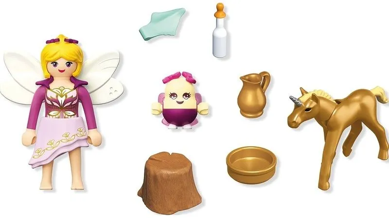 סייח חד קרן זהוב עם פיה Playmobil 71844