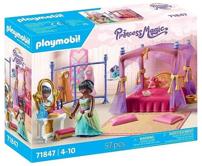 חדר שינה עם חדר הלבשה Playmobil 71847