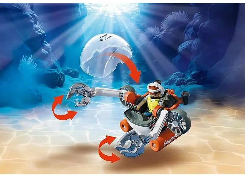 חיפוש אוצרות עם צוללת Playmobil 71860