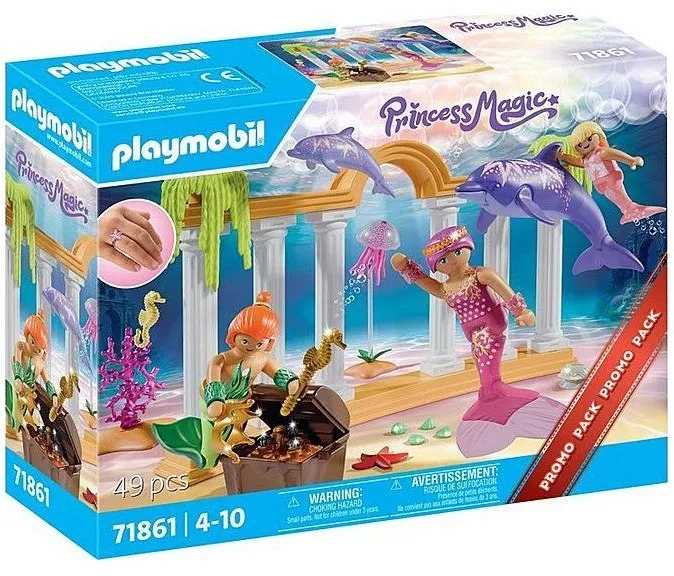 אוצר בת הים עם דולפינים Playmobil 71861