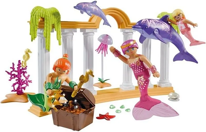אוצר בת הים עם דולפינים Playmobil 71861