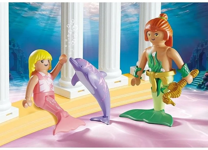 אוצר בת הים עם דולפינים Playmobil 71861