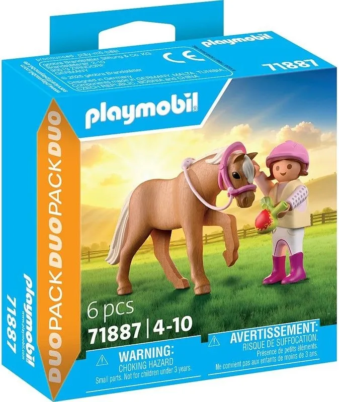 ילדה עם פוני Playmobil 71887