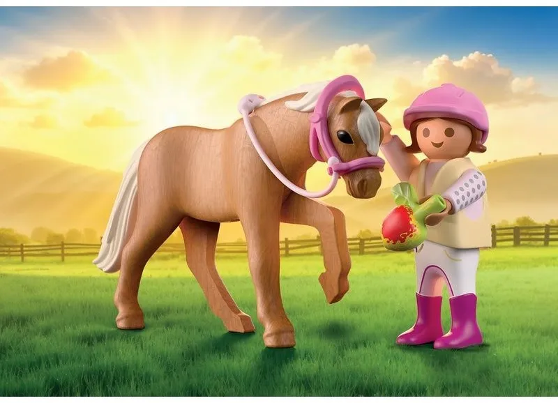 ילדה עם פוני Playmobil 71887