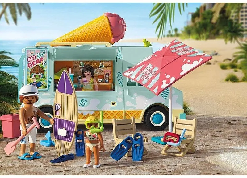 מגדל מציל עם עגלת חוף Playmobil 71904