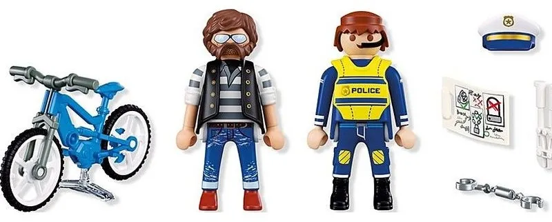 שוטר וגנב אופניים Playmobil 72076