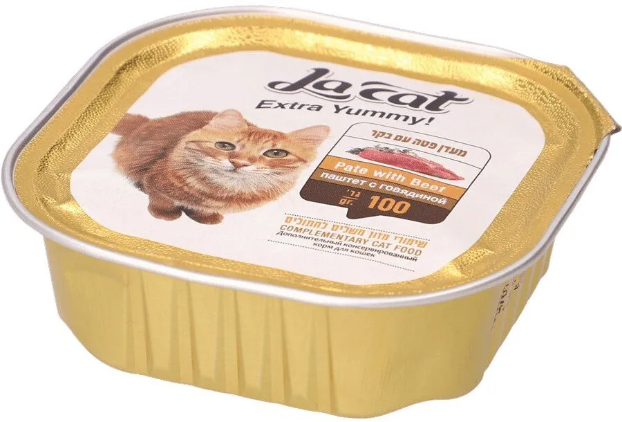 לה קט מעדן פטה עם בקר 100 גרם