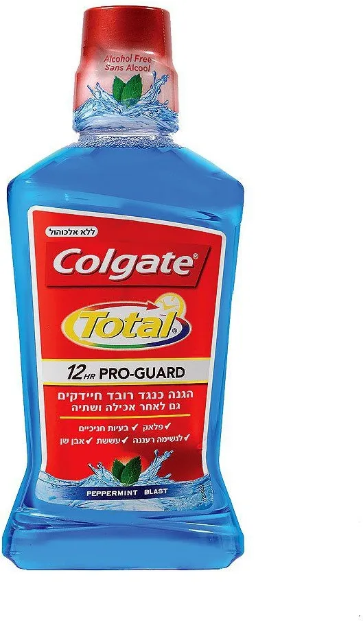 מי פה קולגייט טוטאל כחול פרמיננט – 500 מ"ל