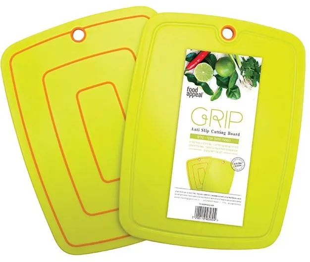 משטח חיתוך לארג' 38×29 ס"מ GRIP ירוק – מבית Food Appeal