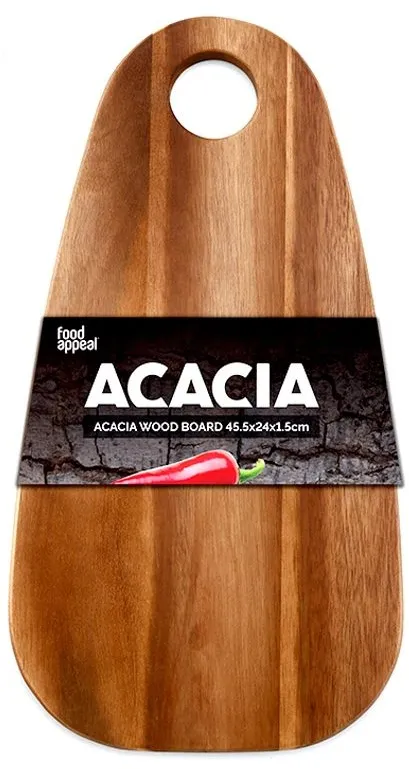 קרש חיתוך עץ שיטה 1.5*24*45.5 ס"מ ACACIA – מבית Food Appeal