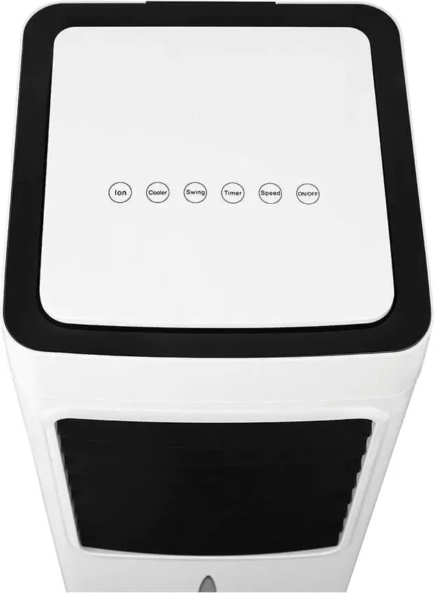 מצנן אוויר דיגיטלי Eco Euro HAFC-128 80W בצבע לבן